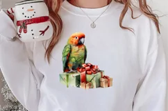 Pets Love Christmas Watercolor Clipart, Christmas PNG Product Image 2