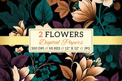 background with flowers, patterns Product Image 2