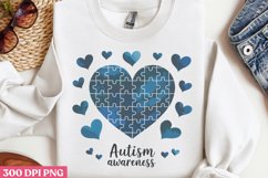Autism awareness PNG, Autism Sublimation PNG Product Image 1