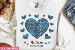 Autism awareness PNG, Autism Sublimation PNG Product Image 1