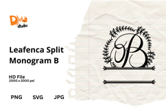 Leafenca Split Monogram Product Image 1