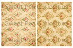 Sepia, Flowers, Grunge, Papers, Junk Journal Product Image 2