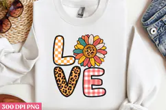 LOVE PNG, Sunflower Sublimation PNG Product Image 1