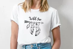 Boho arrow svg #2, Tribal svg, Wild One svg, png files Product Image 2