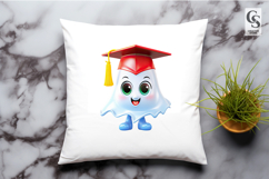 Cute Graduation Mascot Characters Clipart Sublimation PNG Product Image 2