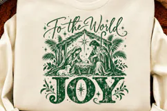 4 Christian Christmas Shirt Designs, 4 Nativity Faith Quote Product Image 2
