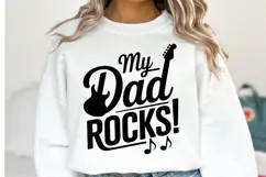 My dad rocks svg | Svg Cut File | Shirt Svg Product Image 1