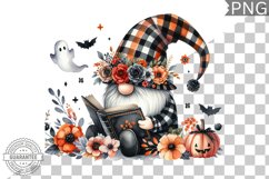 Halloween Gnome Sublimation - Clipart PNG Design Product Image 1