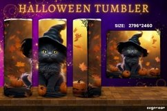 Halloween Cats Tumbler Wrap Bundle | 20 Oz | Sublimation Product Image 3