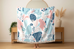 Blanket mockup with fringe edges Product Image 2