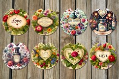 Valentine vintage love | car coaster &amp; key chain designs Product Image 2