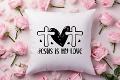 Jesus is my love SVG, Valentine's Day SVG Product Image 2