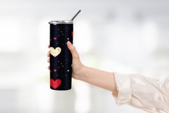 Heart Pattern Tumbler Warp Design Product Image 2