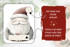 Cartoon Santa Claus Money Card, Christmas Santa Gift Cards Product Image 2