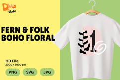 Fern &amp; Folk Boho Floral Monogram Product Image 1