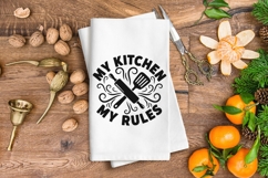 My Kitchen My Rules Svg, Kitchen Sign Svg, Mom Kitchen Svg. Product Image 3