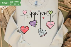 Self Love Valentine PNG Heart Christian | Valentine Quote Product Image 1