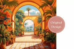 Summer Tumbler Wrap Design, Vacation Tumbler Template Product Image 2