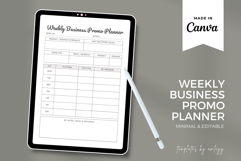 Weekly Business Promo Planner Social Media &amp; Marketing Product Image 2