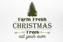 Farmhouse Old Christmas Sign SVG Product Image 2