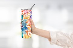 Watercolor Crown Background Tumbler Wrap Design Product Image 2