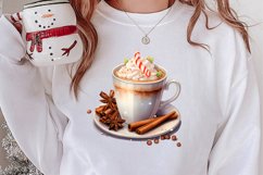 Christmas Coffee Hot Cocoa Sublimation Clipart Product Image 2