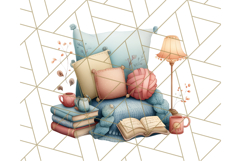 Cozy Cabin Critters Clipart PNG, Fall Animal Png Product Image 2