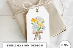 Watercolor Flowers Bouquet png Product Image 2