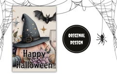 Cartoon Halloween Pumpkin Garden Flag, Happy Halloween Flag Product Image 2