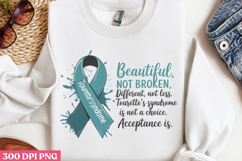 Beautiful Not Broken PNG, Syndrome Sublimation PNG Product Image 3