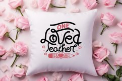One loved teacher SVG Product Image 2