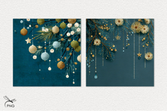 Christmas digital paper, background clipart Product Image 2