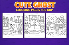 Cute Ghost Coloring Book for Kids: Adorable Kawaii Halloween Product Image 1
