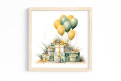 Green Boho Baby Shower Sublimation Product Image 2