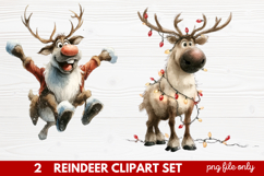 Whimsical Christmas Clipart | Cute Festive Holiday PNG Illus Product Image 1