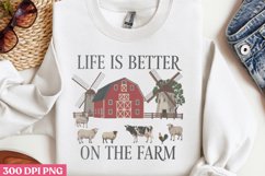 Life Is Better On The Farm PNG, Beauty Farm Sublimation PNG Product Image 3