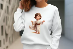 Child Jesus Clipart Png Design, Watercolor Clipart Product Image 2