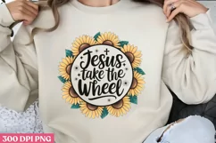 .Jesus take the wheel PNG, Christian Jesus Sublimation P Product Image 1