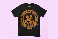 5 in 1 Gym T-shirt Designs Bundle Product Image 1