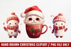Christmas Clipart Sublimation, Christmas Clipart Product Image 1