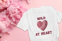 Valentine's Day Illustration Love Heart, Wild At Heart Png Product Image 2