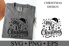 My 1st Christmas Svg | Christmas svg | Shirt Svg Product Image 3