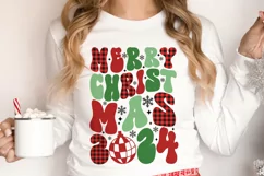 Merry Christmas SVG, Christmas SVG, Groovy Christmas PNG Product Image 4