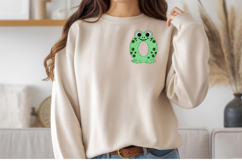 Frog Number 0 Embroidery Design Product Image 2