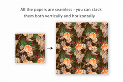 Christmas Gingerbread Seamless Pattern, Digital Paper Product Image 2