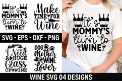 Funny Wine SVG Design - I Need A Hauge Glass Of Wine Product Image 1