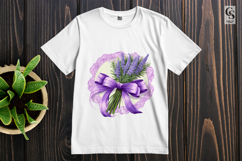 Lavender Bouquet Clipart Sublimation PNG Product Image 2