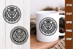 Celtic art SVG, Engraved Laser Cutting board SVG Product Image 2