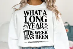 What a Long Year svg | Summer Svg | Shirt Svg Product Image 1