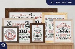 Hot Cocoa Quotes, Decorative Sublimation Set Product Image 2